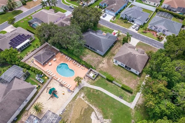 Community Pool Behind House